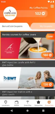 café+co SmartPay android App screenshot 1